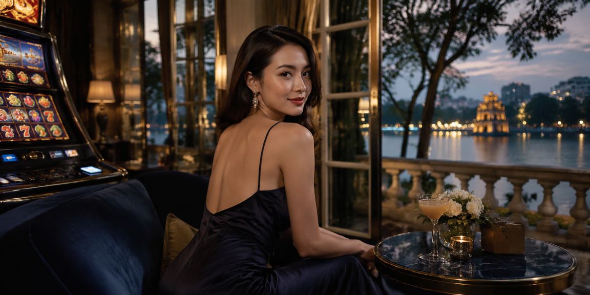 Trò chơi slot được chơi tại quán cà phê Hà Nội